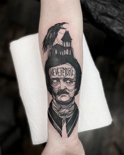 10 Amazing Edgar Allan Poe Tattoo Designs You Should See!